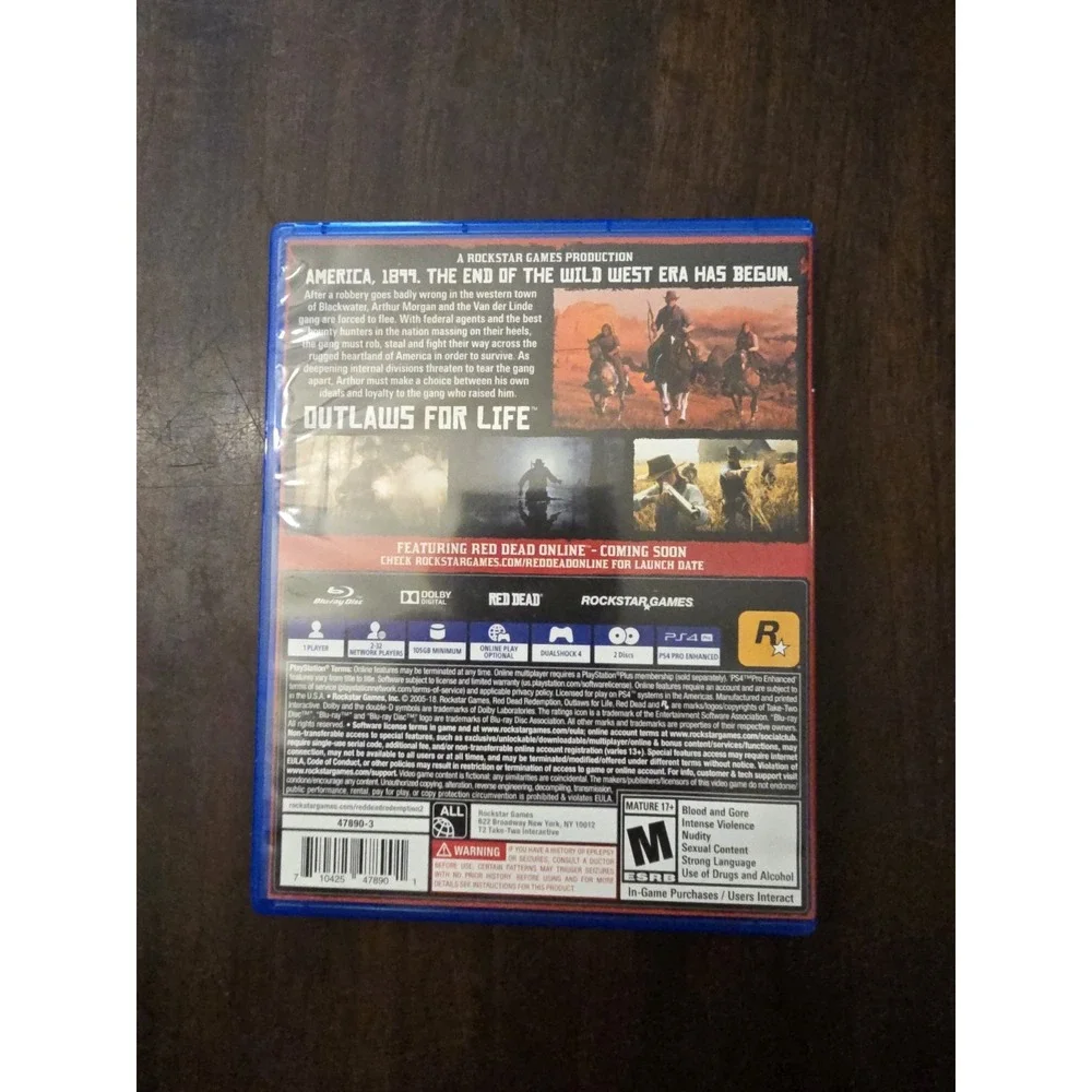 Playstation 4   - Red Dead Redemption II